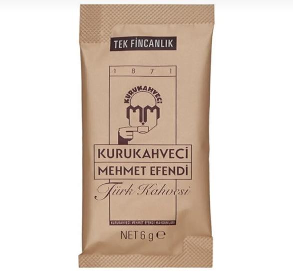 Mehmet Efendi Türk Kahvesi Tek İçimlik 12 Adet 12*6 g